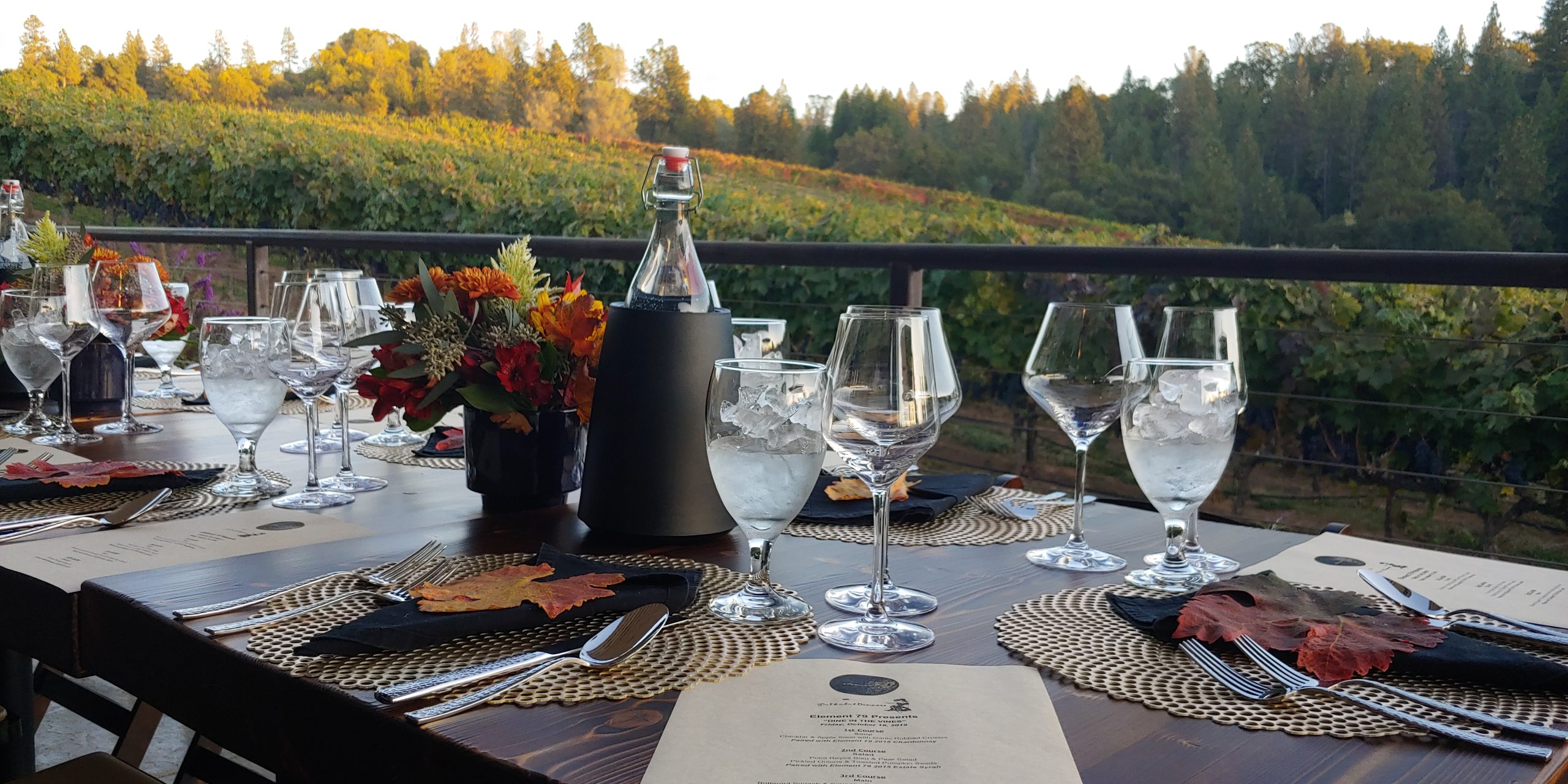 20191018_180247 Patio table ready for guests