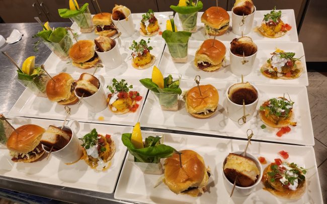 plated tapas tasting plates
